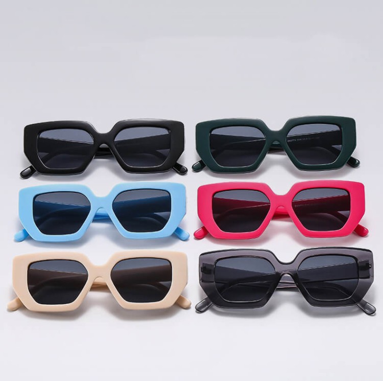 Okulary przeciwsłoneczne z filtrem UV400 STL23A szare transparentne + akcesoria