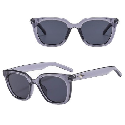 Okulary przeciwsłoneczne z filtrem UV400 STL33A transparentne szare + akcesoria 