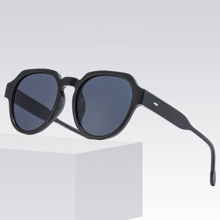 Okulary przeciwsłoneczne z filtrem UV400 STL28A szare transparentne + akcesoria