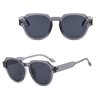 Okulary przeciwsłoneczne z filtrem UV400 STL28A szare transparentne + akcesoria