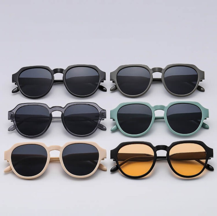 Okulary przeciwsłoneczne z filtrem UV400 STL28A szare transparentne + akcesoria