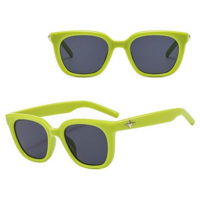 Okulary przeciwsłoneczne z filtrem UV400 STL33B zielone + akcesoria 