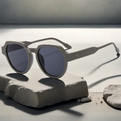 Okulary przeciwsłoneczne z filtrem UV400 STL28B szare + akcesoria