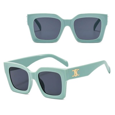 Okulary przeciwsłoneczne z filtrem UV400 STL24D miętowe + akcesoria  