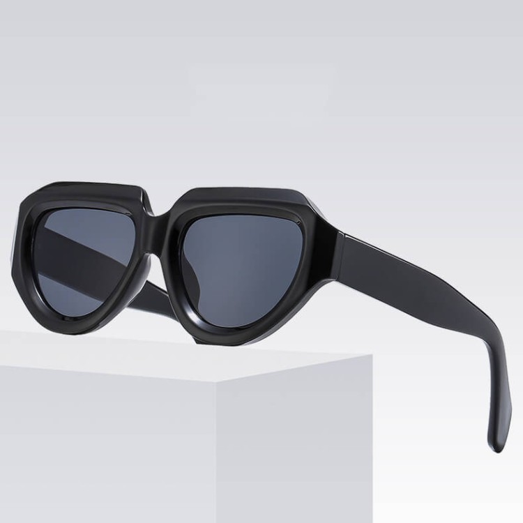 Okulary przeciwsłoneczne z filtrem UV400 STL26 czarne + akcesoria