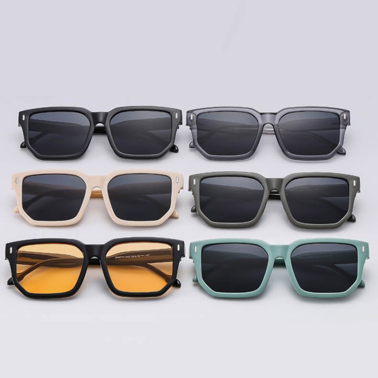 Okulary przeciwsłoneczne z filtrem UV400 STL43 czarne + akcesoria 