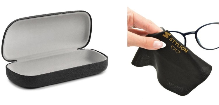 Okulary przeciwsłoneczne z filtrem UV400 STL26B białe + akcesoria