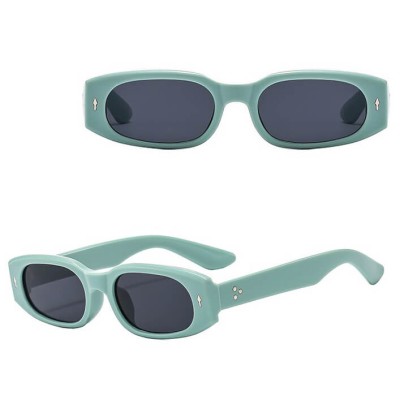 Okulary przeciwsłoneczne z filtrem UV400 STL36C miętowe + akcesoria   
