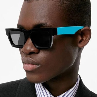 Okulary przeciwsłoneczne z filtrem UV400 STL39 Czarne + akcesoria