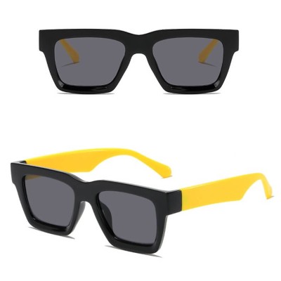 Okulary przeciwsłoneczne z filtrem UV400 STL39A Czarny/Żółty + akcesoria