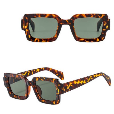 Okulary przeciwsłoneczne z filtrem UV400 STL40C panterkowe + akcesoria    