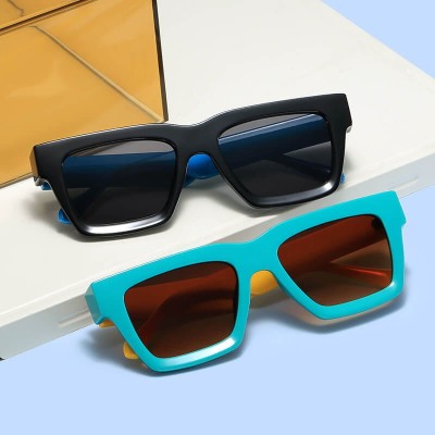 Okulary przeciwsłoneczne z filtrem UV400 STL39A Czarny/Żółty + akcesoria