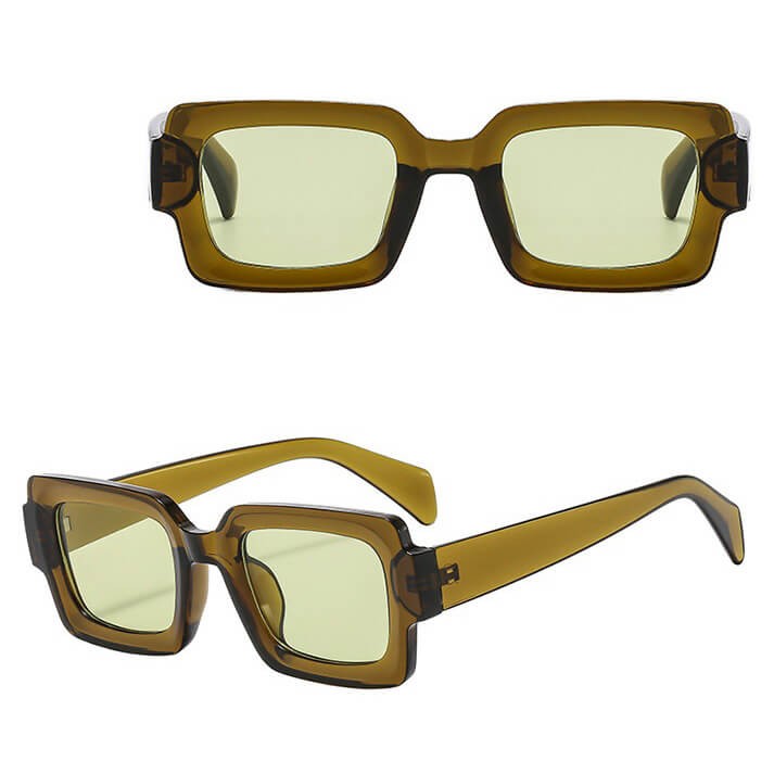 Okulary przeciwsłoneczne kwadratowe z filtrami UV STL40D oliwkowe.jpg