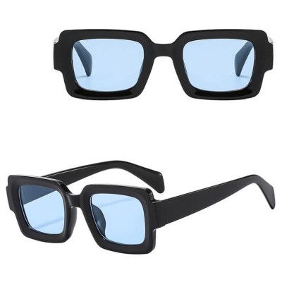 Okulary przeciwsłoneczne z filtrem UV400 STL40E czarno/niebieskie + akcesoria      