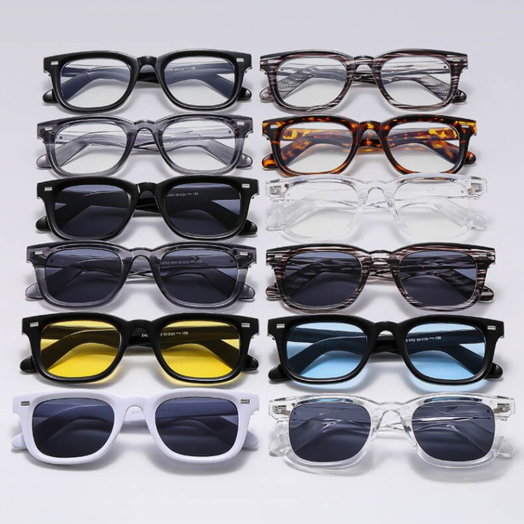 Okulary przeciwsłoneczne z filtrem UV400 STL44 czarne + akcesoria