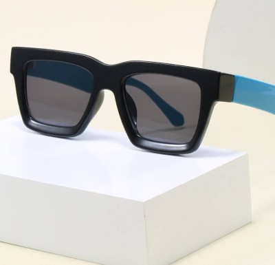 Okulary przeciwsłoneczne z filtrem UV400 STL39C Czarny/Niebieski + akcesoria