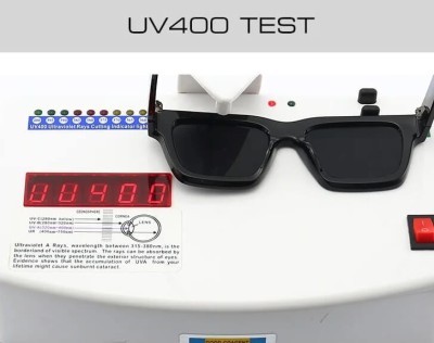 Okulary przeciwsłoneczne z filtrem UV400 STL39C Czarny/Niebieski + akcesoria