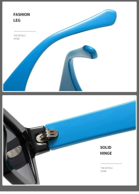 Okulary przeciwsłoneczne z filtrem UV400 STL39C Czarny/Niebieski + akcesoria