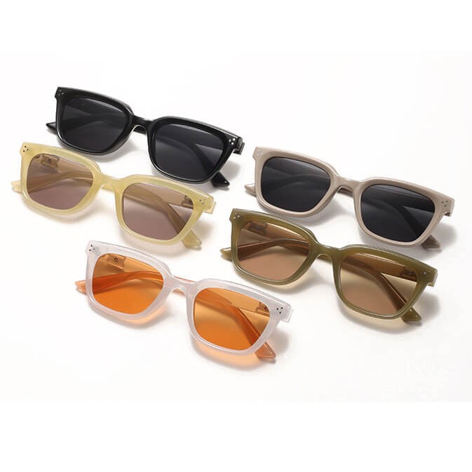 Okulary przeciwsłoneczne polaryzacyjne z filtrem UV400 STL42B słomkowe