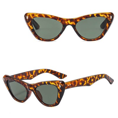 Okulary przeciwsłoneczne Kocie z filtrem UV400 STL35C panterkowe + akcesoria 