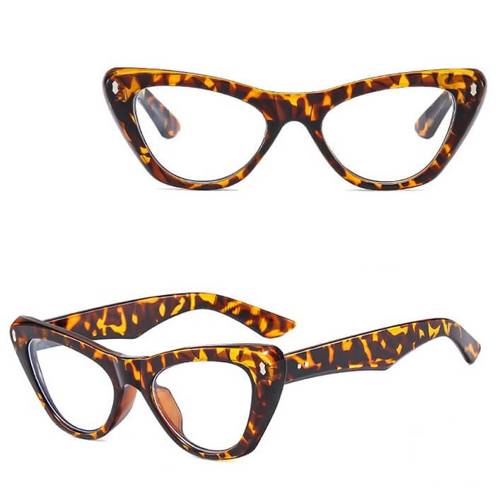 damskie okulary zerówki do komputera kocie oczy z filtrami STL35E.jpg