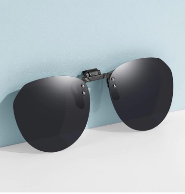 Nakładki przeciwsłoneczne polaryzacyjne na okulary korekcyjne szare NA-201A