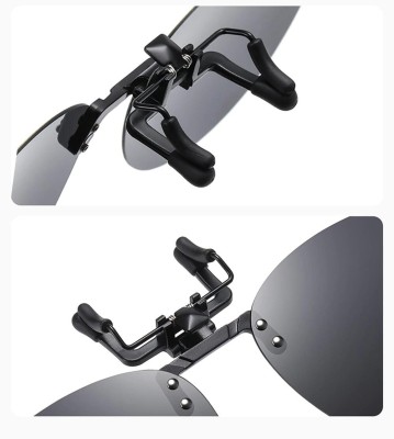 Nakładki przeciwsłoneczne polaryzacyjne na okulary korekcyjne szare NA-201A