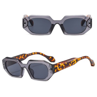 Okulary przeciwsłoneczne z filtrem UV400 STL29C szaro - panterkowe + akcesoria     