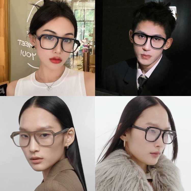 Okulary zerówki do komputera z filtrem BLUE LIGHT pilotki STL38E brązowe + akcesoria  