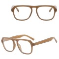 Brązowe okulary zerówki do komputera pilotki z filtrami damskie-męskie STL38E.jpg