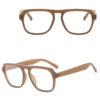 Okulary zerówki do komputera z filtrem BLUE LIGHT pilotki STL38E brązowe + akcesoria  