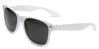 Klasyczne okulary przeciwsłoneczne białe nerdy NR-151