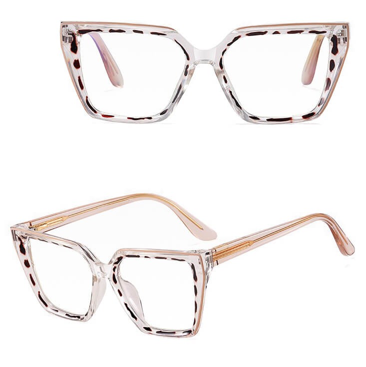 Damskie okulary zerówki do komputera oprawki korekcyjne kocie z filtrem Blue Light 25152E.jpg