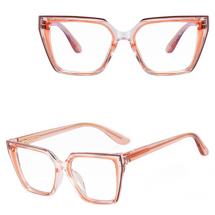 Damskie okulary zerówki do komputera oprawki korekcyjne kocie z filtrem Blue Light 25152G.jpg