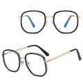 Damskie okulary zerówki do komputera oprawki korekcyjne owalne z filtrem Blue Light 25155.jpg
