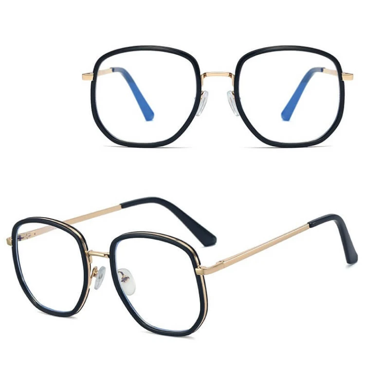 Damskie okulary zerówki do komputera oprawki korekcyjne owalne z filtrem Blue Light 25155.jpg