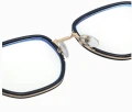 Damskie okulary zerówki do komputera oprawki korekcyjne owalne z filtrem Blue Light 25155 szczegóły--.jpg