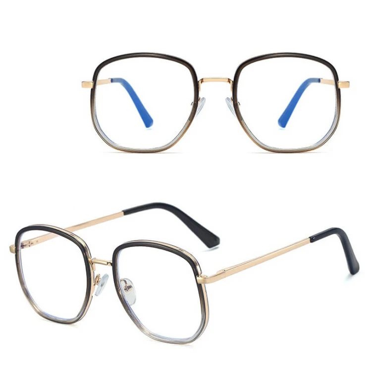 Damskie okulary zerówki do komputera oprawki korekcyjne owalne z filtrem Blue Light 25155A.jpg