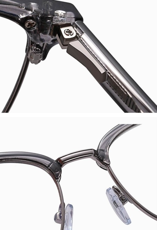 Okulary zerówki do komputera BLUE LIGHT na teleskopach 25113 Czarny/Złoty