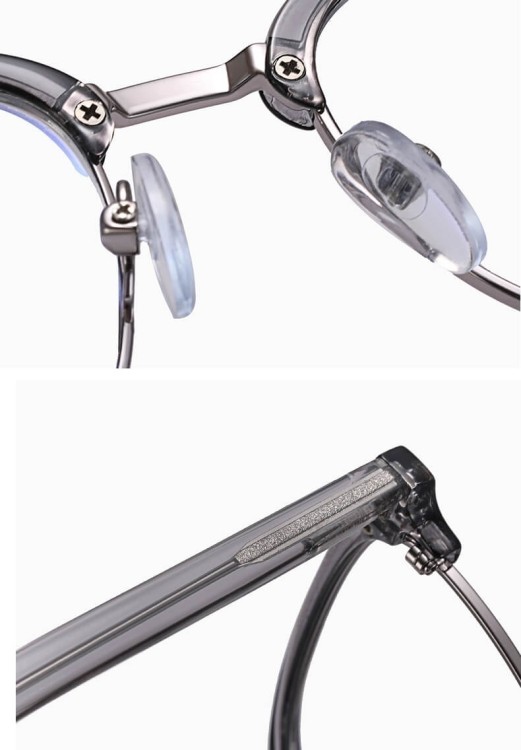 Okulary zerówki do komputera BLUE LIGHT na teleskopach 25113 Czarny/Złoty