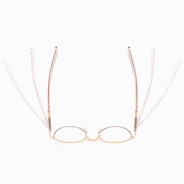 Damskie okulary Lenonki zerówki do komputera BLUE LIGHT na teleskopach 25148 Czarny/Złoty