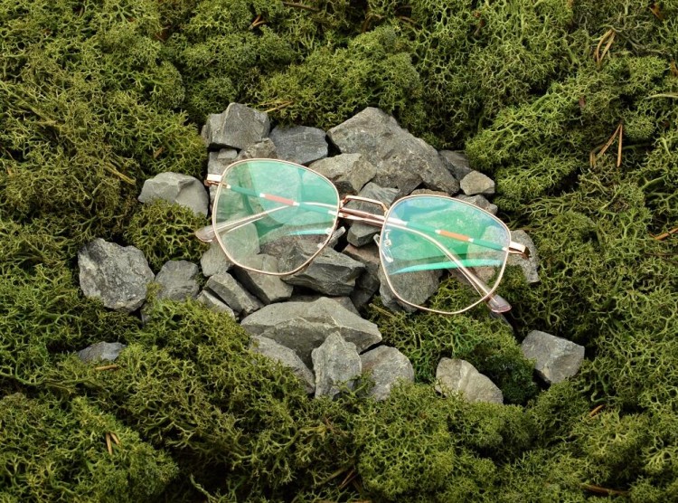 Okulary zerówki z antyrefleksem ST316C moc: 0.00 różowe złoto