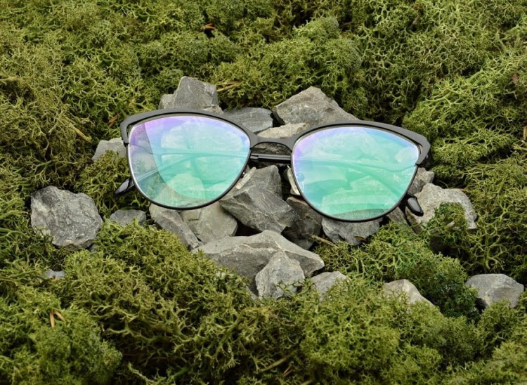 Damskie kocie okulary zerówki z antyrefleksem ST317 moc: 0.00 czarne