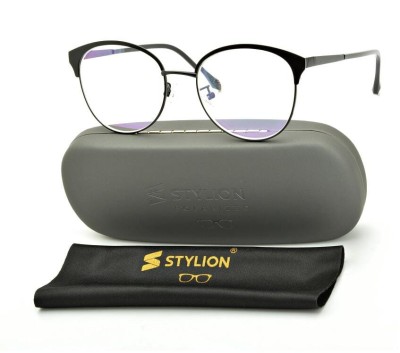 Damskie kocie okulary zerówki z antyrefleksem ST318A moc: 0.00 czarne