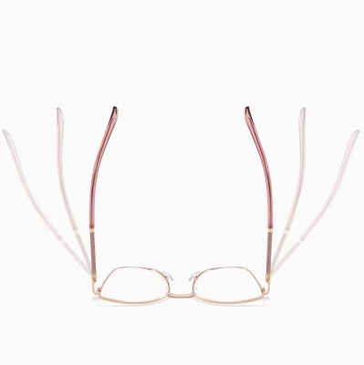 Damskie okulary Kocie  Oczy zerówki do komputera BLUE LIGHT na teleskopach 25156F Beż/Brąz/Złoty