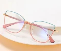 Damskie okulary zerówki do komputera oprawki korekcyjne kocie z filtrem Blue Light 25156G--.jpg