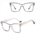 Damskie transparentne okulary zerówki do komputera oprawki korekcyjne kwadratowe z filtrem Blue Light 25157A.jpg