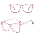Damskie transparentne okulary zerówki do komputera oprawki korekcyjne kwadratowe z filtrem Blue Light 25157B.jpg