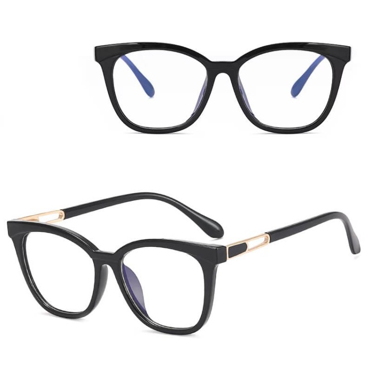 Damskie okulary zerówki do komputera oprawki korekcyjne kocie z filtrem Blue Light 25144.jpg