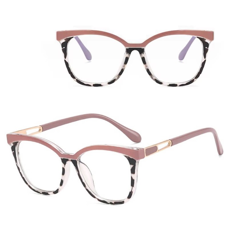 Damskie okulary zerówki do komputera oprawki korekcyjne kocie z filtrem Blue Light 25144A.jpg